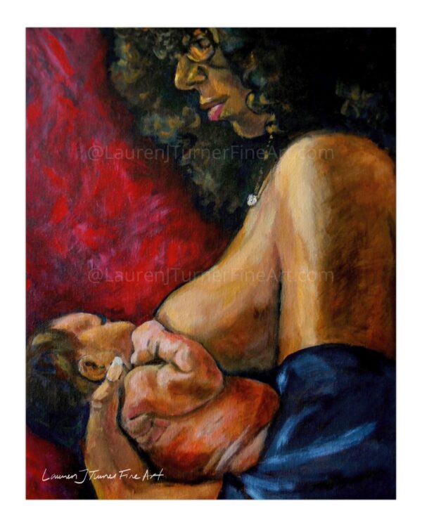Afro Breastfeeding Red