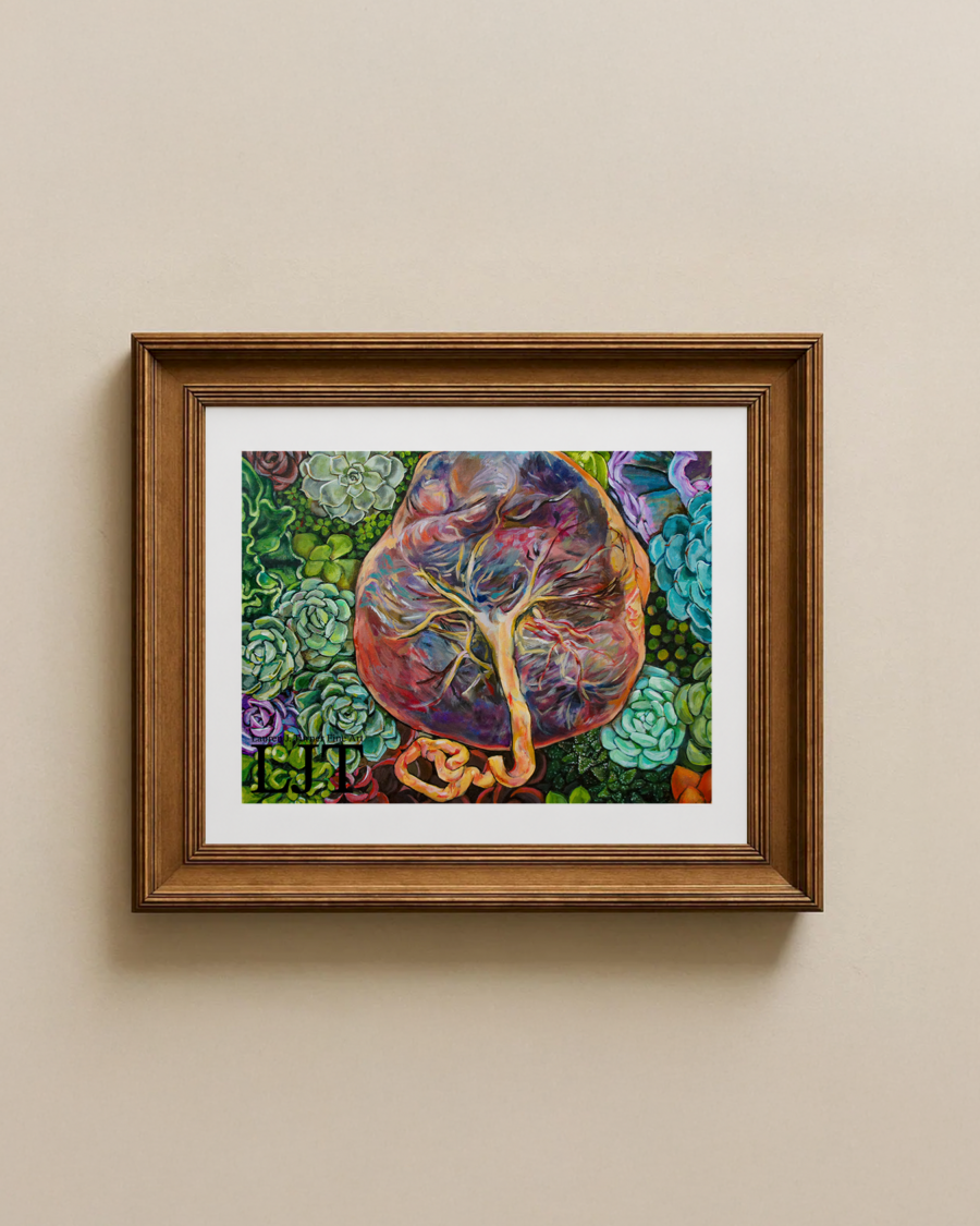 Succulent Placenta - Lauren J. Turner Fine Art