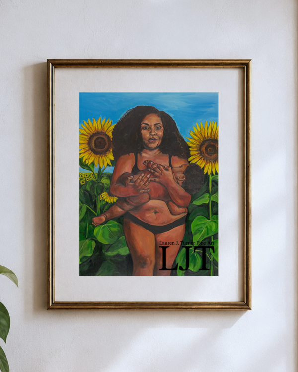 Postpartum Sunflower Field