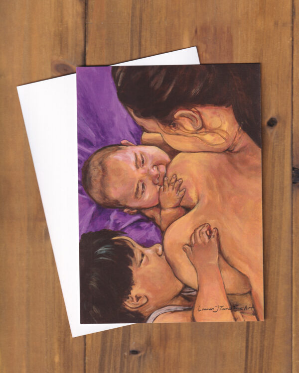 Tandem Nursing with Purple