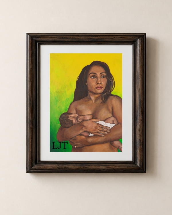 Lactating with gradient Yellow & Green