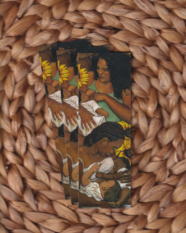 Bulk Order: Black Breastfeeders with Sunflowers Bookmark
