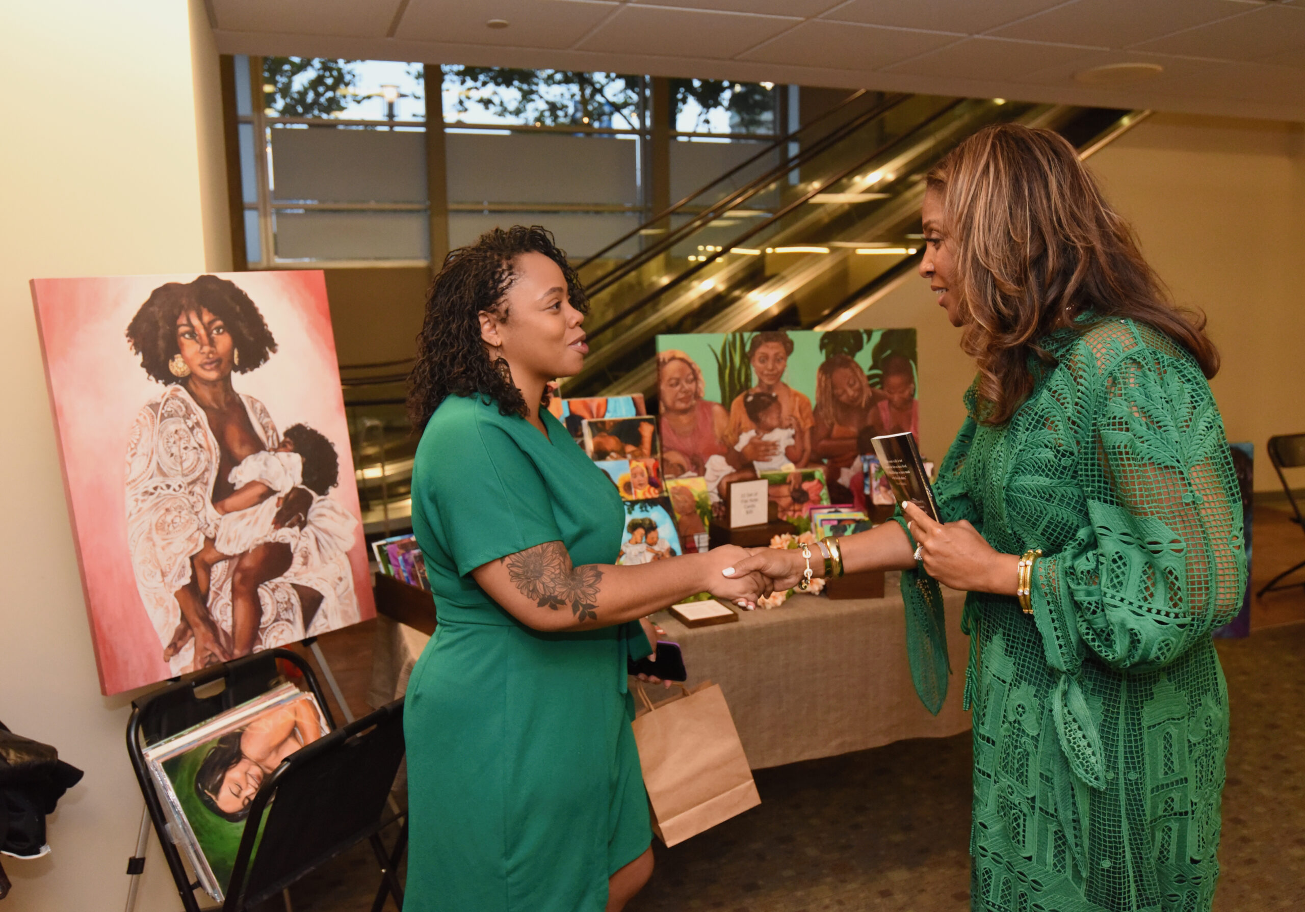 Lauren meets with First Lady of Maryland, Dawn Moore