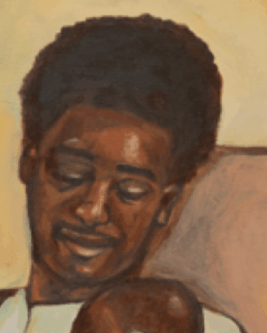 Sleepy Father in Chair Baby Wearing - Image 2