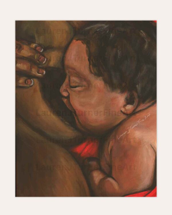 Nursing with Red Sheets