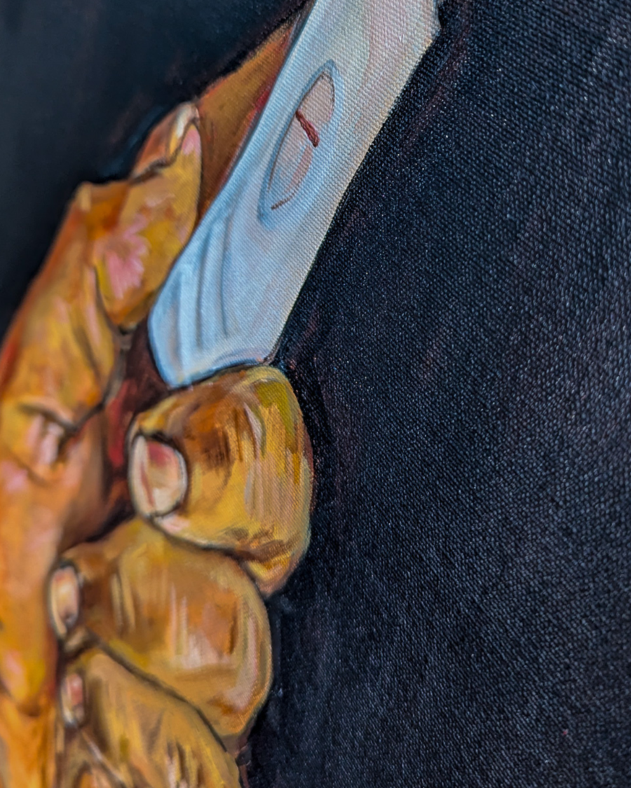Original Painting: Supportive Hands Support in the Struggle - Image 2