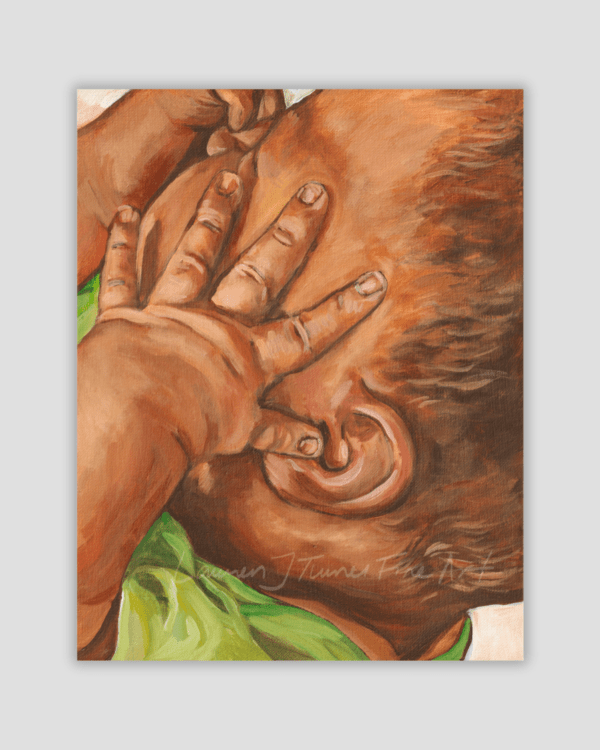 Original Painting: Little Fingers, Big Love