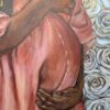 Original Painting: Pregnancy with White Roses - Image 4