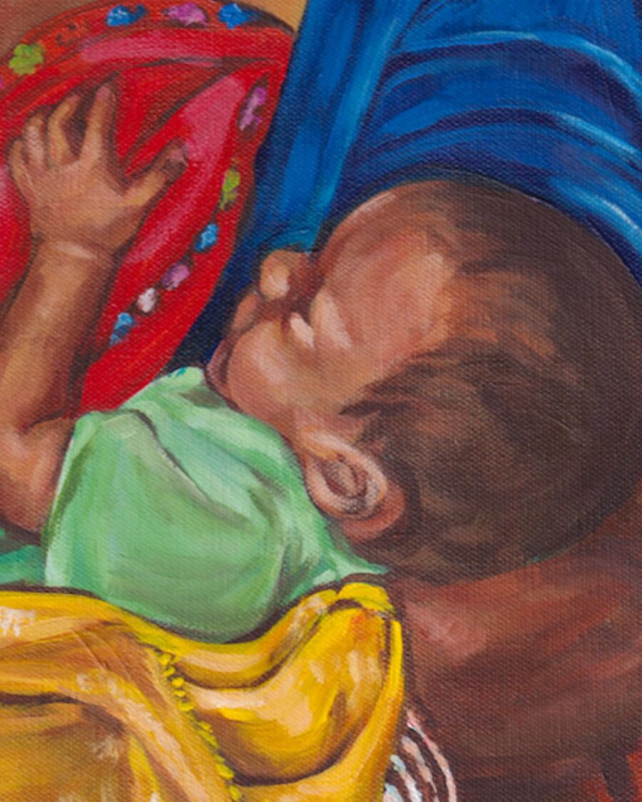 Traditional Indian Mother after Breastfeeding - Image 3