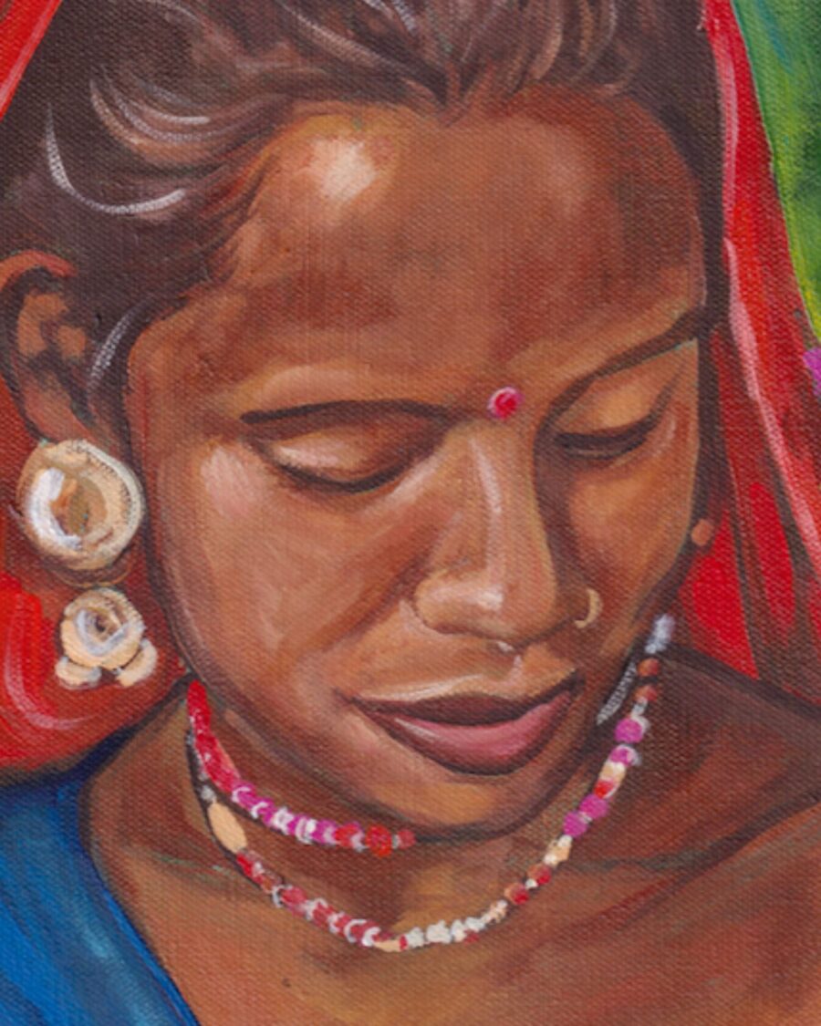 Traditional Indian Mother after Breastfeeding - Image 2