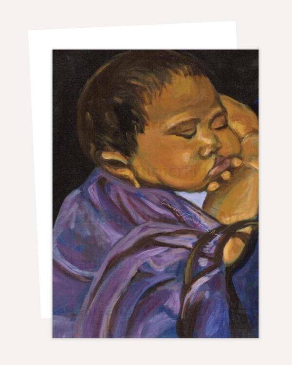 Babywearing in Purple Sling