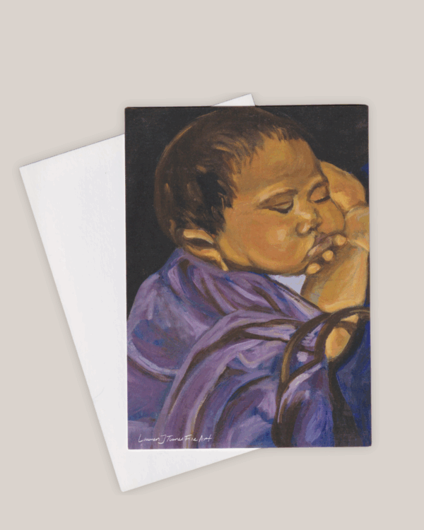 Babywearing in Purple Sling