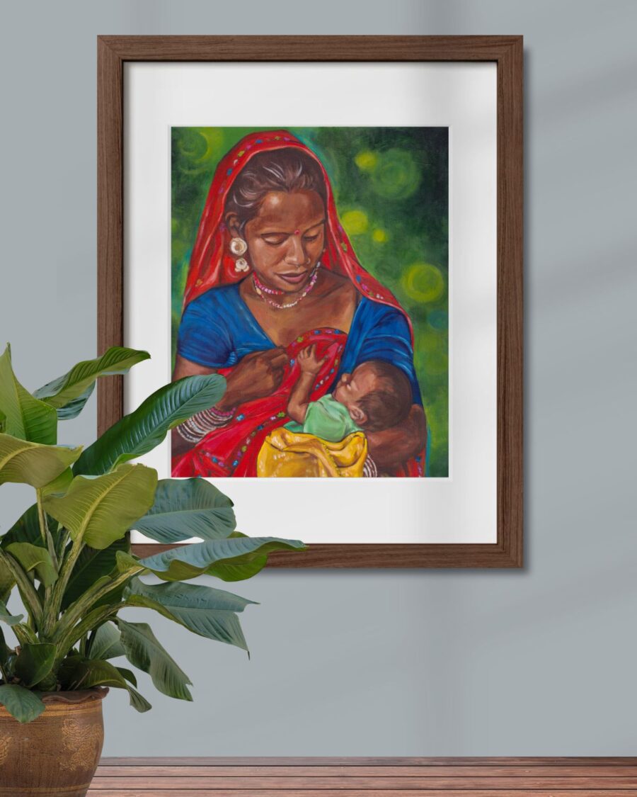 Traditional Indian Mother after Breastfeeding - Image 4