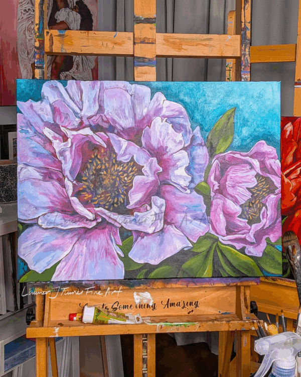 Original Painting: Peonies in Pink