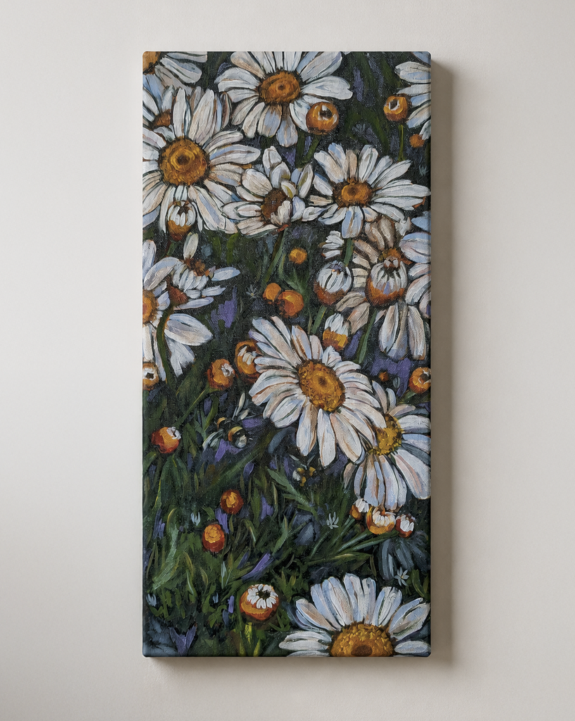 Original Painting: Dancing Daisies