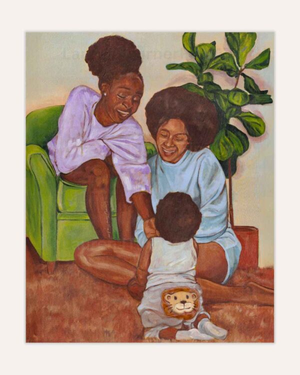 Living Room Joy with a Little Lion Cub