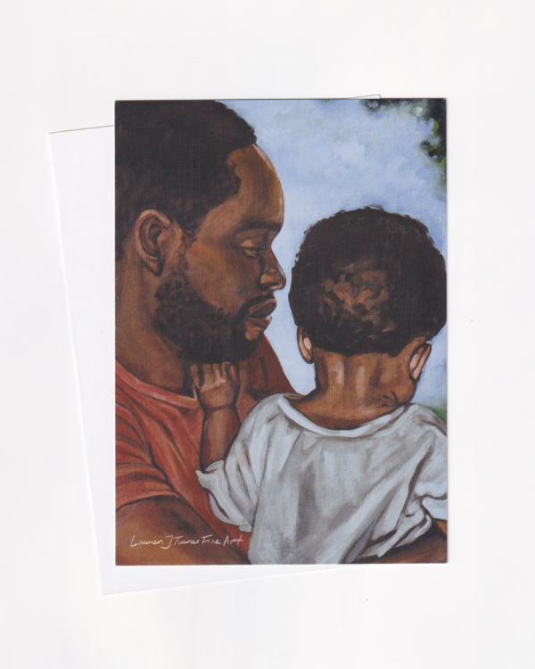 Father Holding Toddler