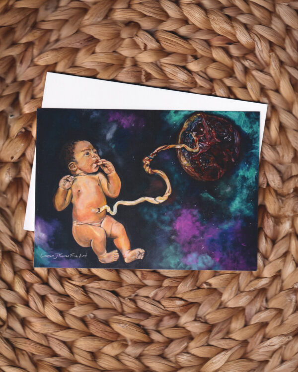 Birth of a Universe Flat Art Card