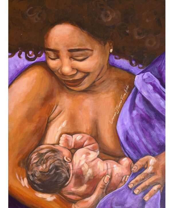 Original Painting: Purple Golden Hour