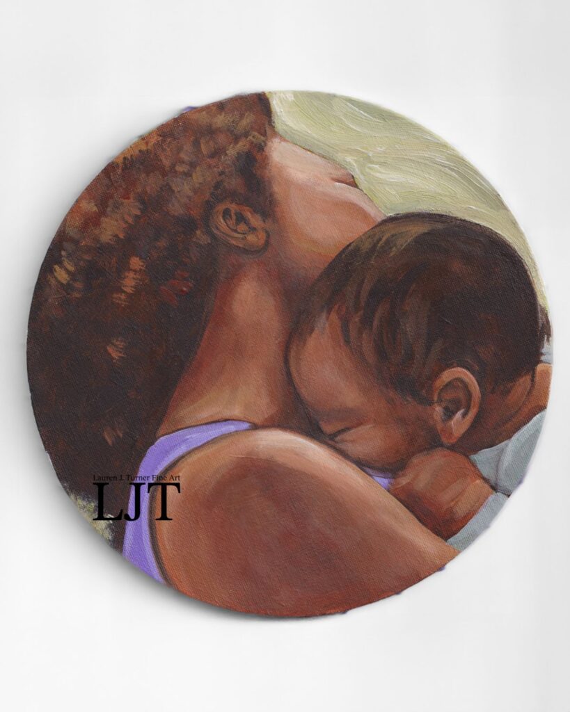 Original Painting: Held by Her
