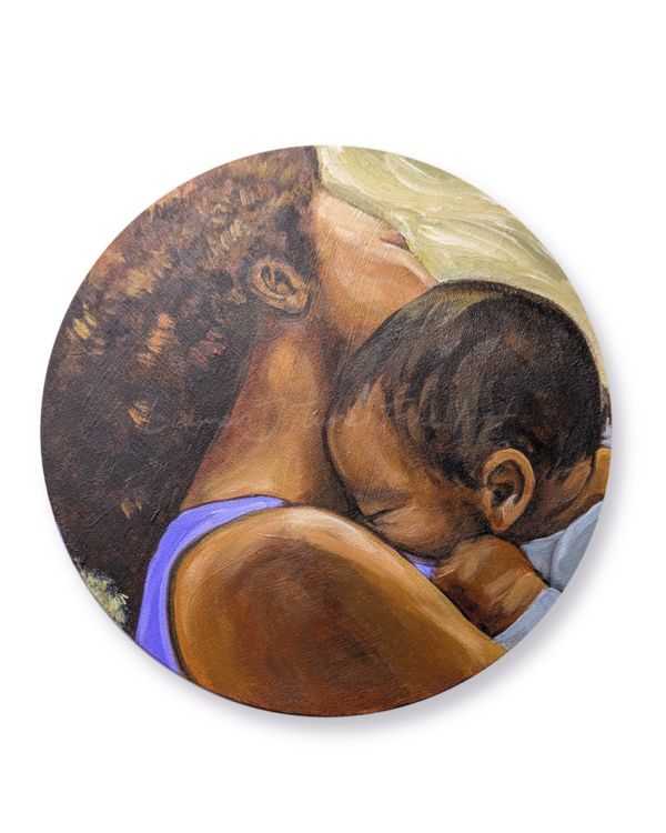 Original Painting: Held by Her