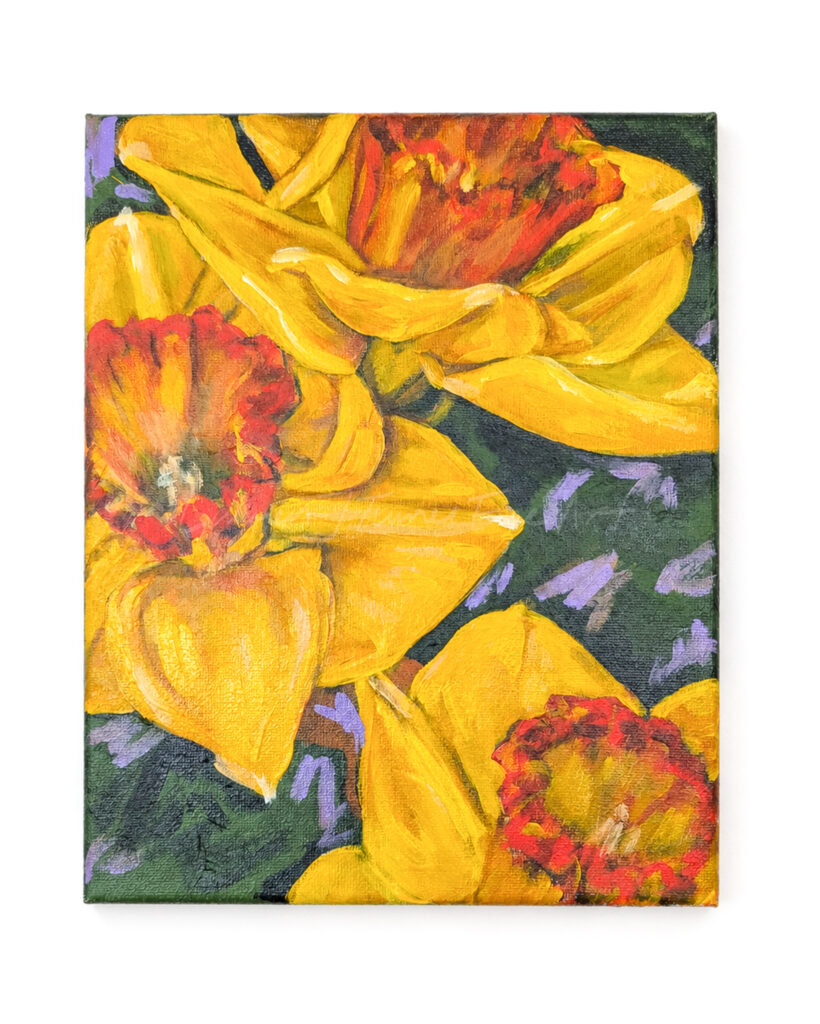 Original Painting: Yellow Daffodils