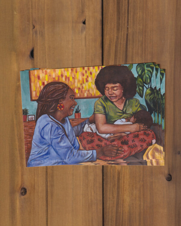 Lactation Support at Home Flat Art Cards